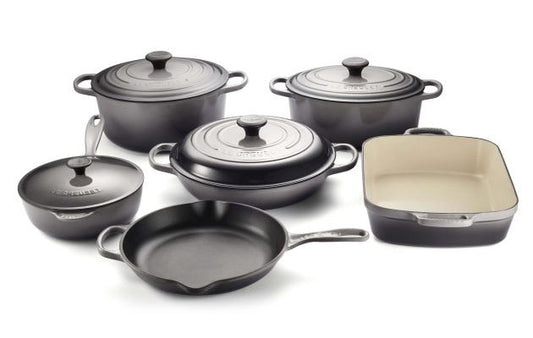 LE CREUSET 10pc. Enamelled Cast Iron Set - Oyster