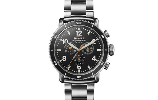 SHINOLA Runwell Sport 48mm Watch - Black