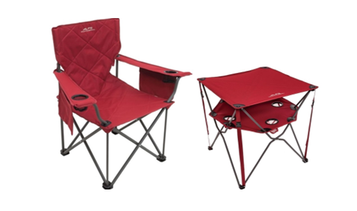 2 Piece – ALPS OUTDOORZ Chair & Table Set