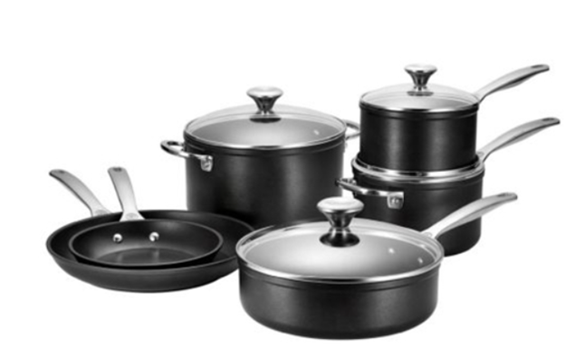 LE CREUSET 10pc. Toughened Nonstick Pro Cookware Set