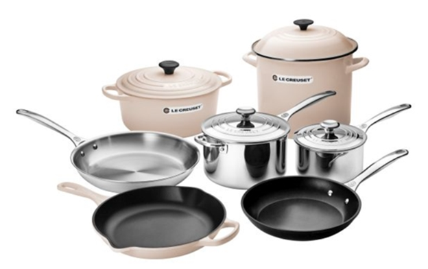 LE CREUSET 11pc. Ultimate Cookware Set - Meringue