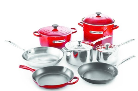 LE CREUSET Ultimate Cookware Set - Cerise