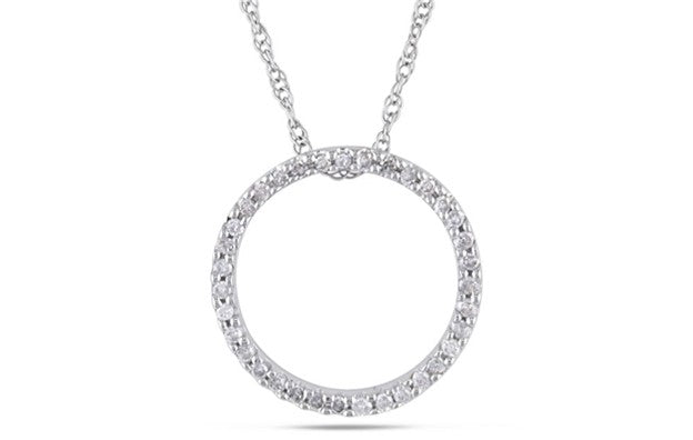 DELMAR JEWELRY Circle of Life Pendant with 17" Chain