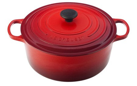 LE CREUSET 12L Round French Oven - Cerise