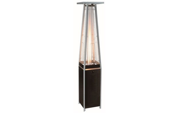 PARAMOUNT 40,000 BTU Flame Patio Propane Heater Black & Silver